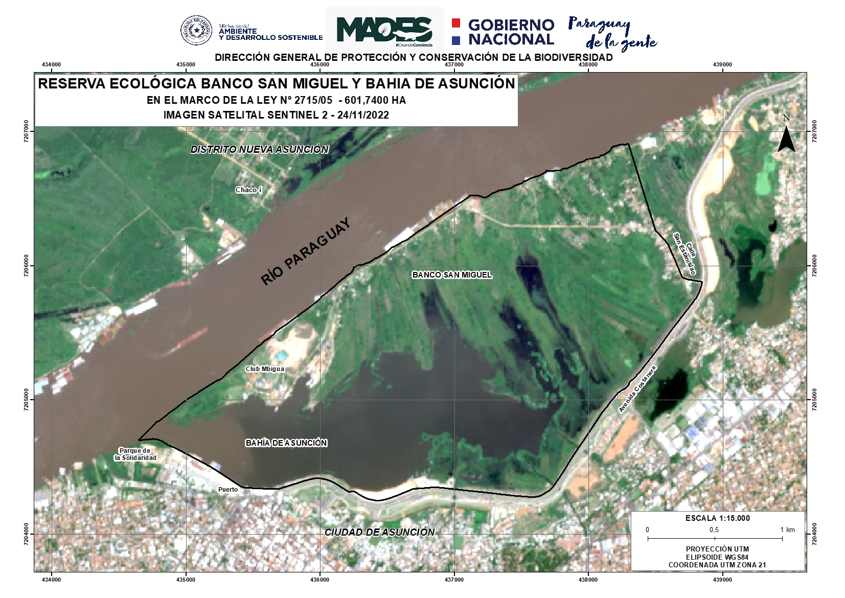 Mapa Satelital_Banco San Miguel y Bahía Negra
